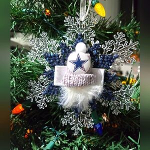 NWT Dallas Cowboys Ornament NFL Football Souvenir Christmas Holiday Decor OOAK